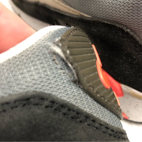 Nike Air Max 90 Premium Pink Safari Mens 700155-006 Size 10 PreOwned - Picture 11 of 12